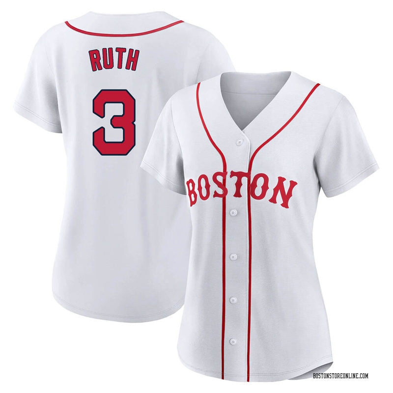 Babe Ruth 3 Boston Red Sox Gray Ver1 All Over Print Baseball Jersey For  Fans