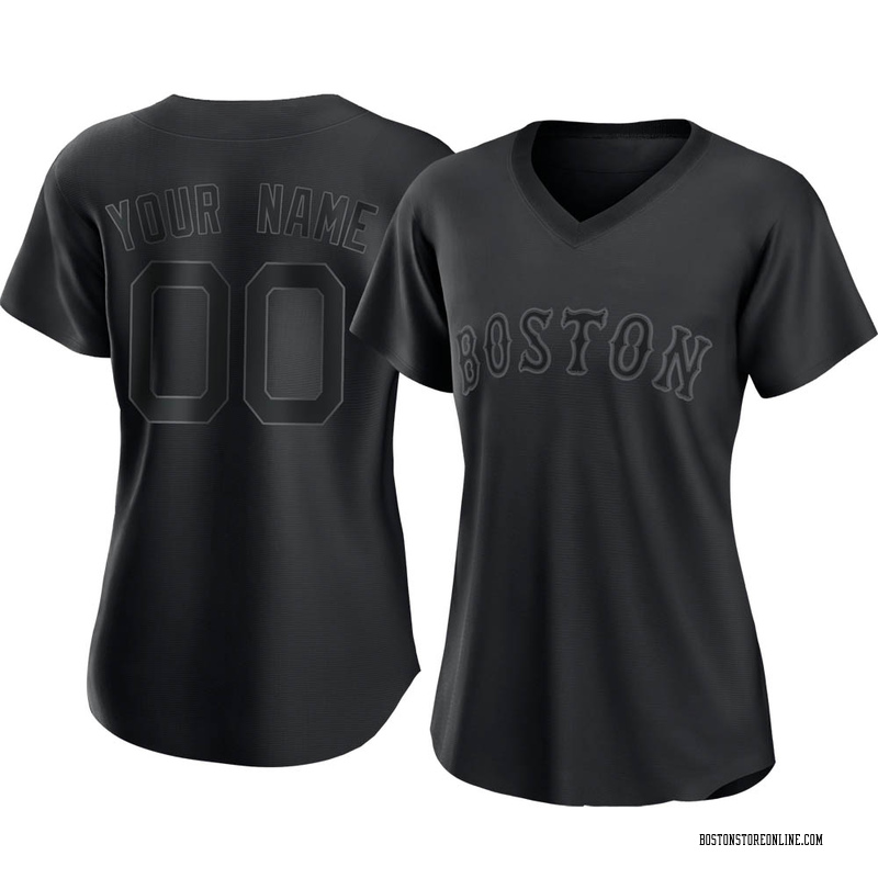 David Hamilton Men's Nike White Boston Red Sox Home Replica Custom Jersey Size: Medium