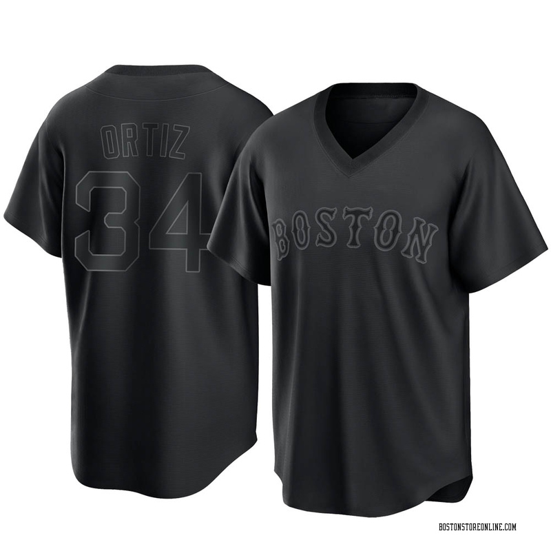  David Ortiz Boston Red Sox #34 Red Youth 8-20 Cool Base Alternate  Jersey (10-12) : Clothing, Shoes & Jewelry