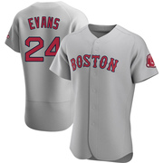 Dwight Evans Men's Boston Red Sox Road Jersey - Gray Authentic