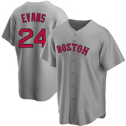 Dwight Evans Youth Boston Red Sox Road Jersey - Gray Replica