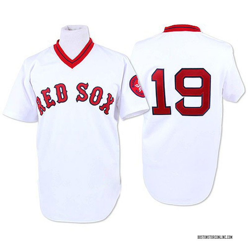 Fred Lynn Men's Boston Red Sox Throwback Jersey - White Authentic