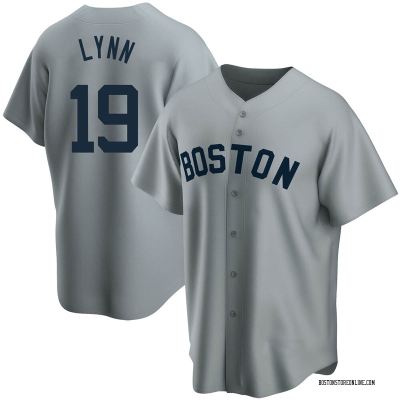 Fred Lynn Youth Boston Red Sox Road Cooperstown Collection Jersey - Gray Replica