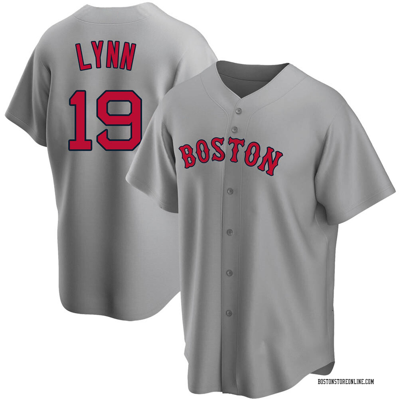 Fred Lynn Youth Boston Red Sox Road Jersey - Gray Replica