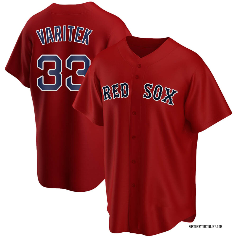 Jason Varitek Youth Boston Red Sox Alternate Jersey - Red Replica