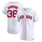 Kyle Harrison Men's Boston Red Sox Home Jersey - White Elite