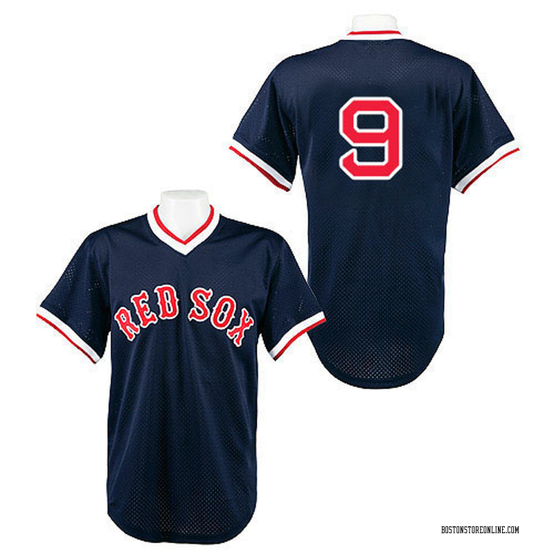 Ted Williams Men's Boston Red Sox 1990 Throwback Jersey - Navy Blue Replica