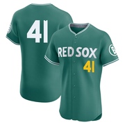 Tyron Guerrero Men's Boston Red Sox 2025 City Connect Jersey - Green Elite