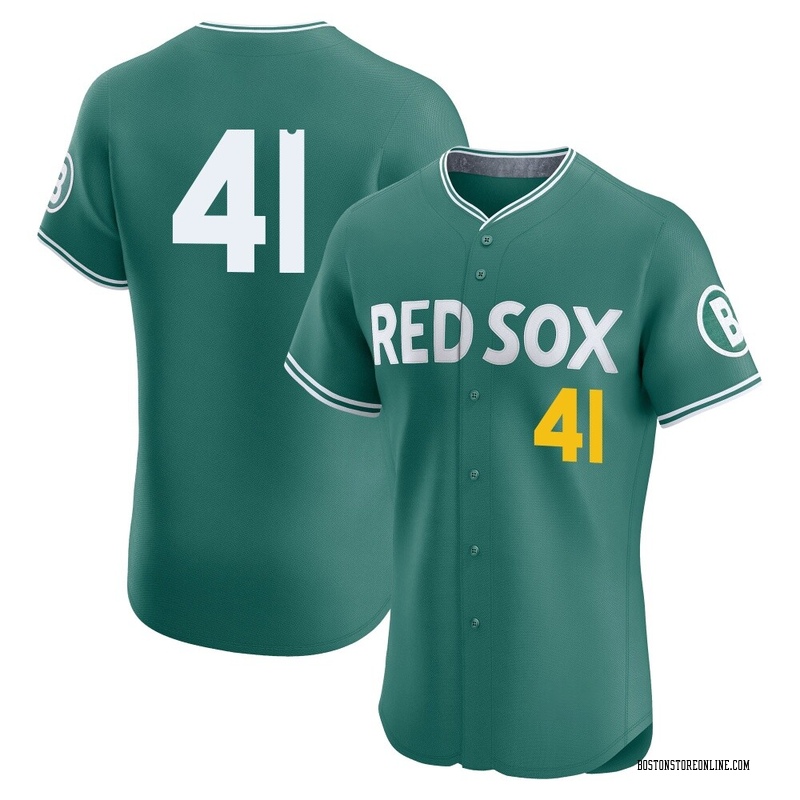 Tyron Guerrero Men's Boston Red Sox 2025 City Connect Jersey - Green Elite