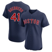 Tyron Guerrero Men's Boston Red Sox Alternate Jersey - Navy Elite