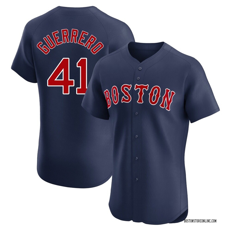 Tyron Guerrero Men's Boston Red Sox Alternate Jersey - Navy Elite
