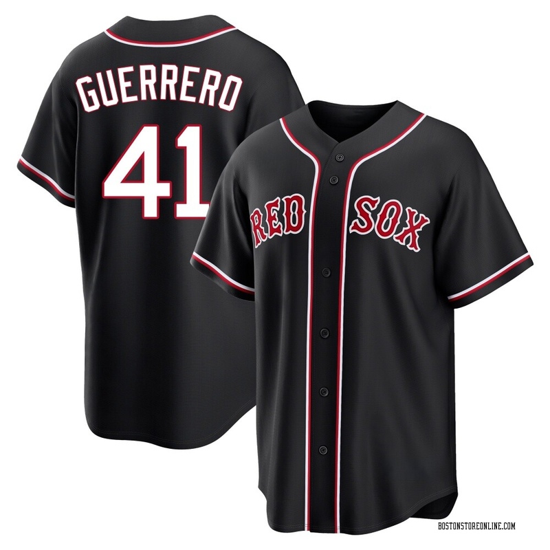 Tyron Guerrero Men's Boston Red Sox Fashion Out Jersey - Black Replica