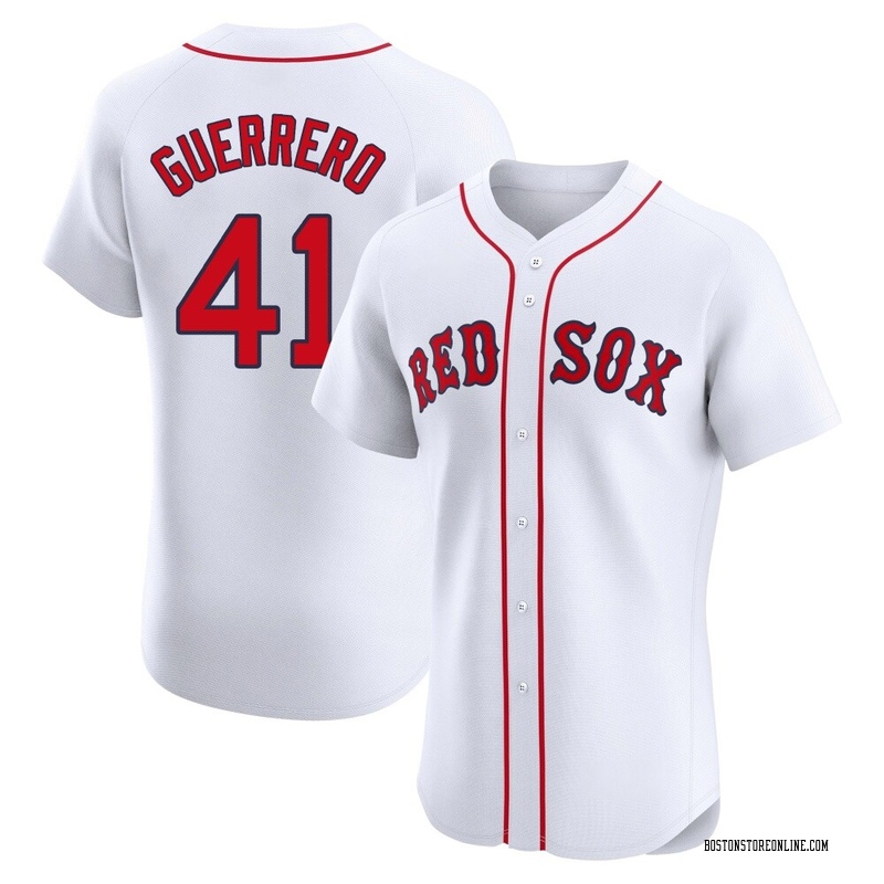 Tyron Guerrero Men's Boston Red Sox Home Jersey - White Elite