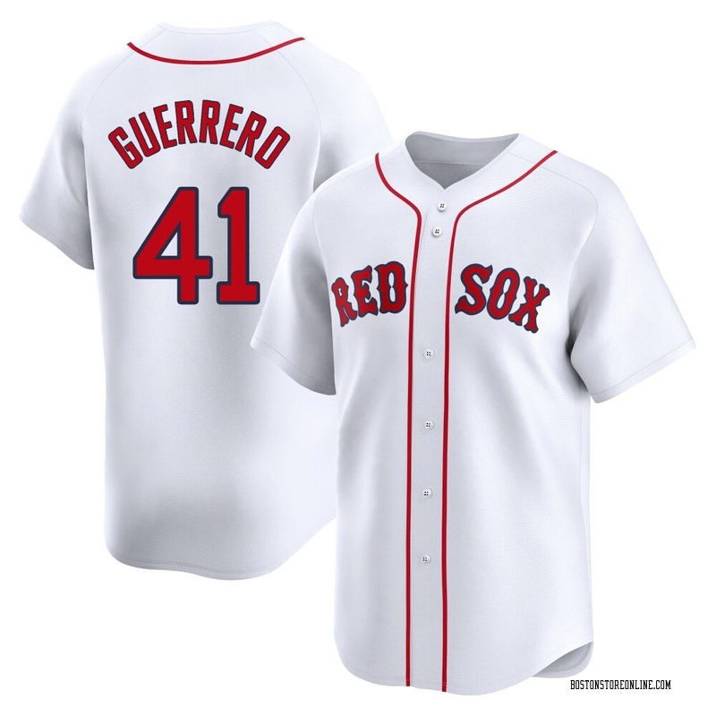 Tyron Guerrero Men's Boston Red Sox Home Jersey - White Limited