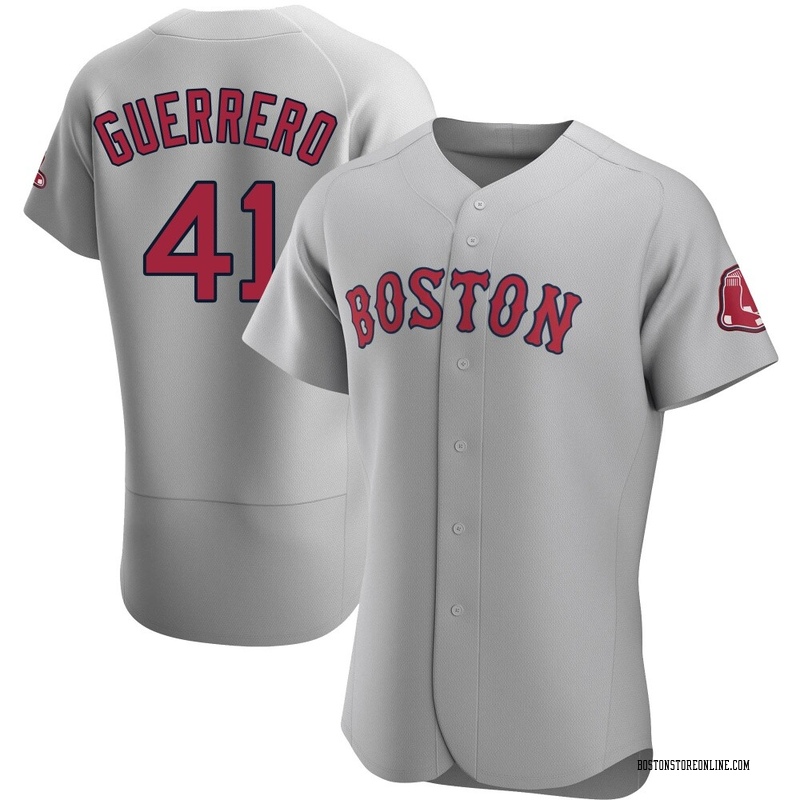 Tyron Guerrero Men's Boston Red Sox Road Jersey - Gray Authentic