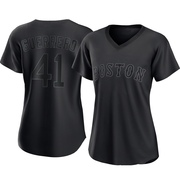 Tyron Guerrero Women's Boston Red Sox Pitch Fashion Jersey - Black Authentic