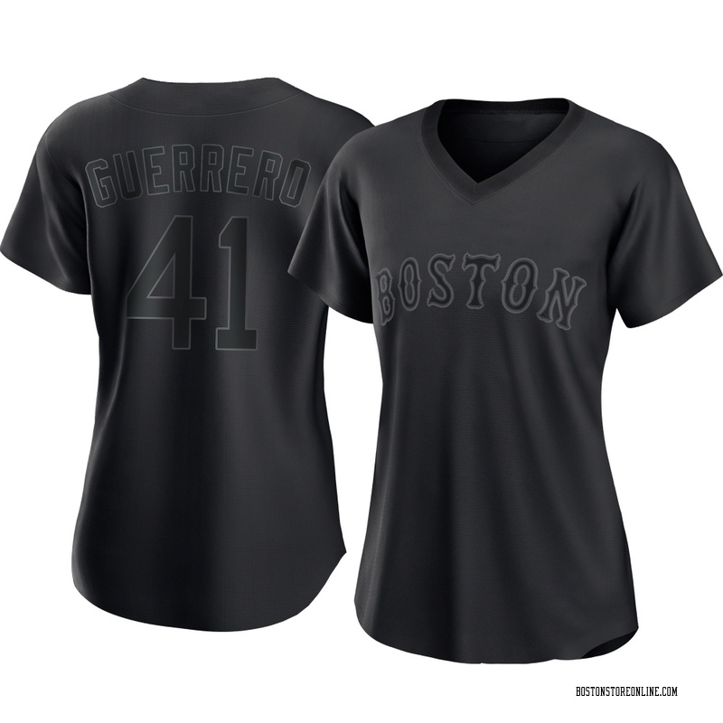 Tyron Guerrero Women's Boston Red Sox Pitch Fashion Jersey - Black Replica