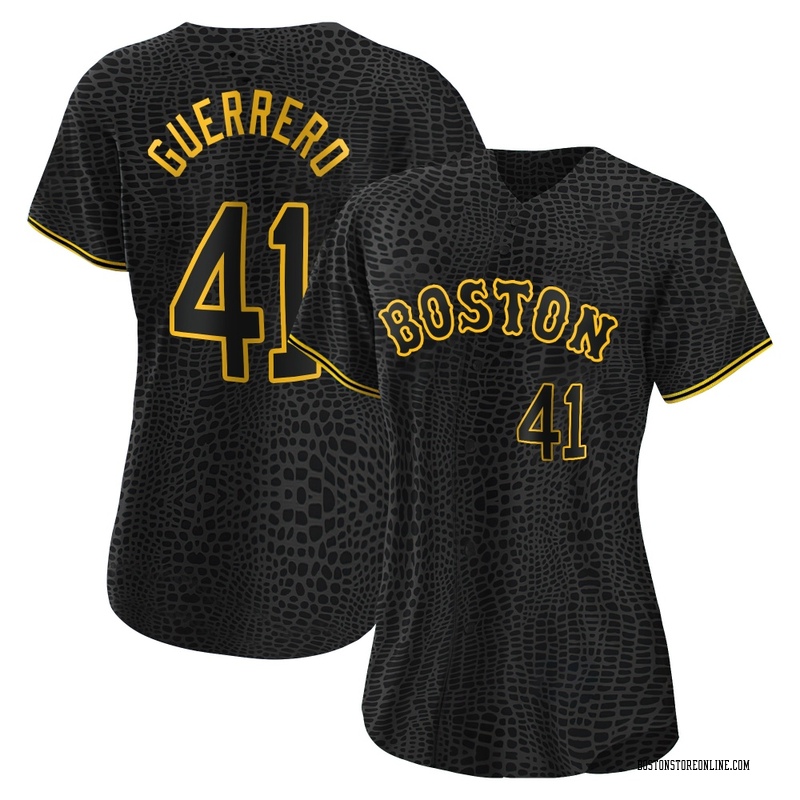 Tyron Guerrero Women's Boston Red Sox Snake Skin City Jersey - Black Replica
