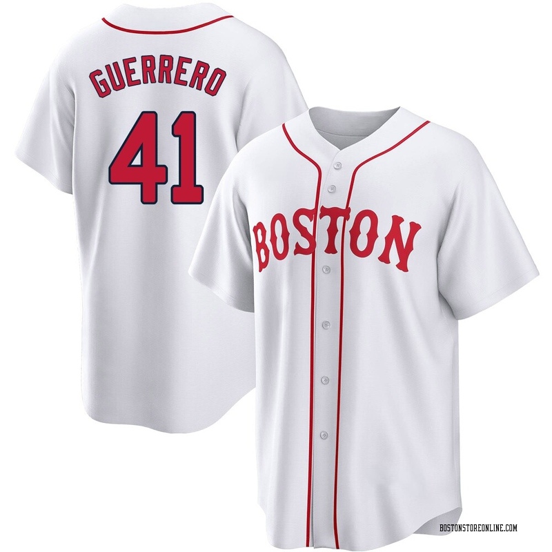 Tyron Guerrero Youth Boston Red Sox 2021 Patriots' Day Jersey - White Replica