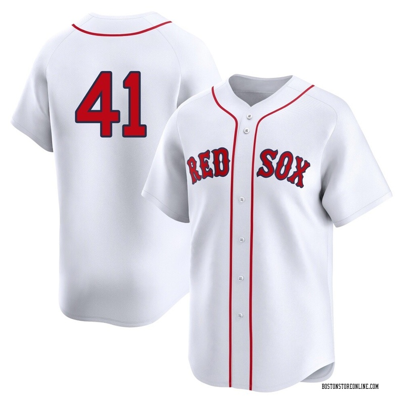 Tyron Guerrero Youth Boston Red Sox 2nd Home Jersey - White Limited