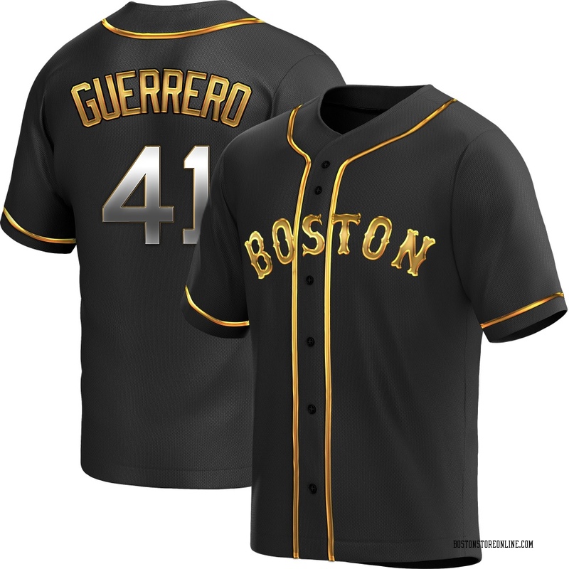 Tyron Guerrero Youth Boston Red Sox Alternate Jersey - Black Golden Replica
