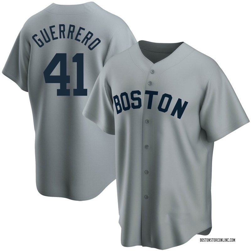 Tyron Guerrero Youth Boston Red Sox Road Cooperstown Collection Jersey - Gray Replica