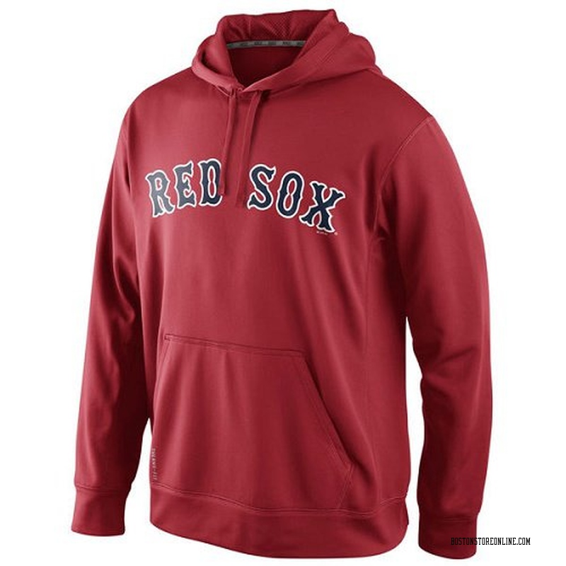Tal til teater minimum Men's Boston Red Sox KO Wordmark Perfomance Hoodie - - Red